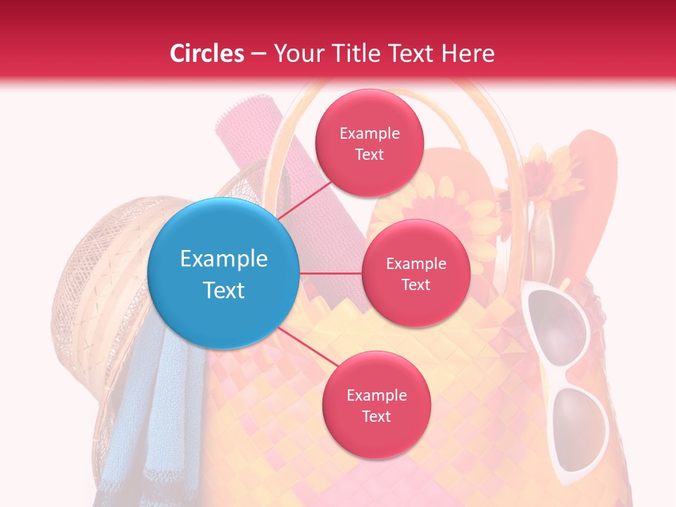 Hat Pool Tourism PowerPoint Template