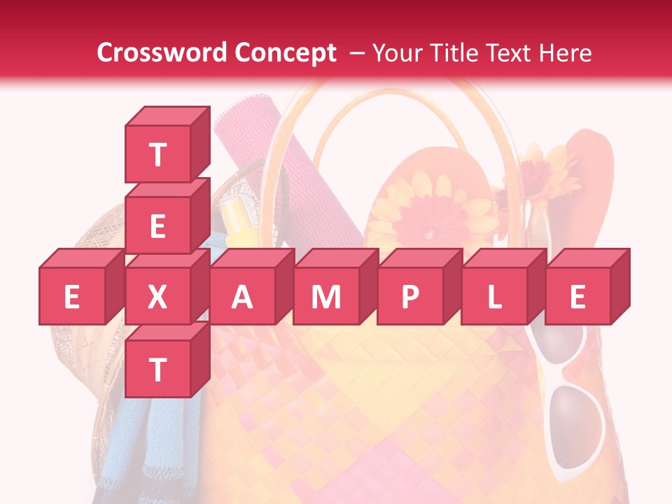 Hat Pool Tourism PowerPoint Template