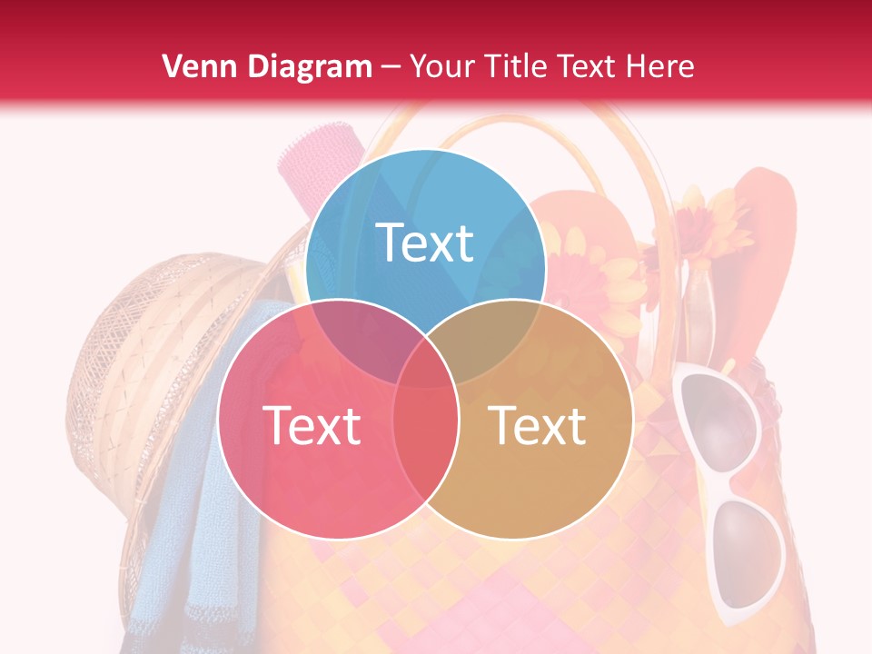 Hat Pool Tourism PowerPoint Template