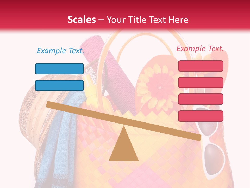 Hat Pool Tourism PowerPoint Template