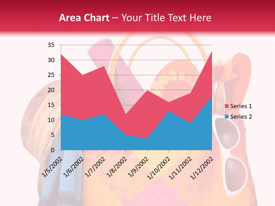 Hat Pool Tourism PowerPoint Template