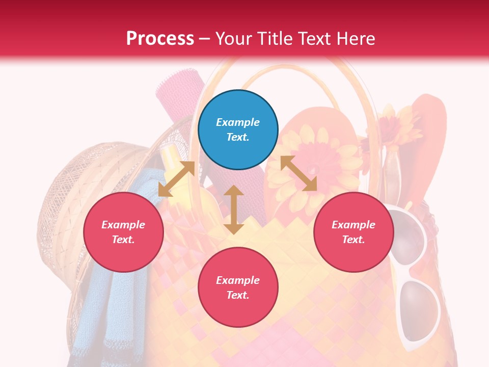 Hat Pool Tourism PowerPoint Template