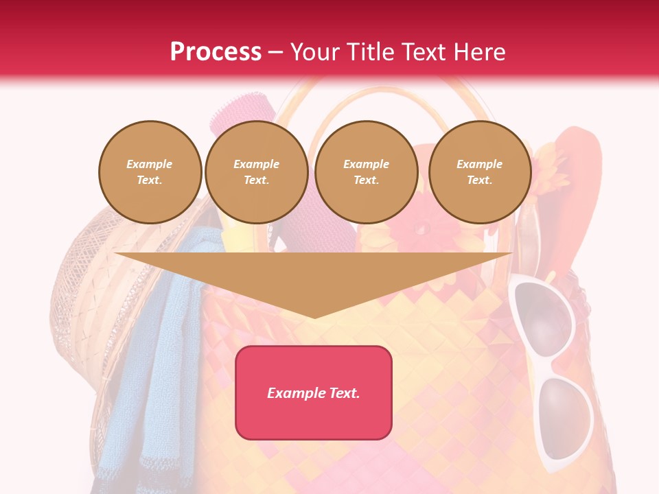 Hat Pool Tourism PowerPoint Template