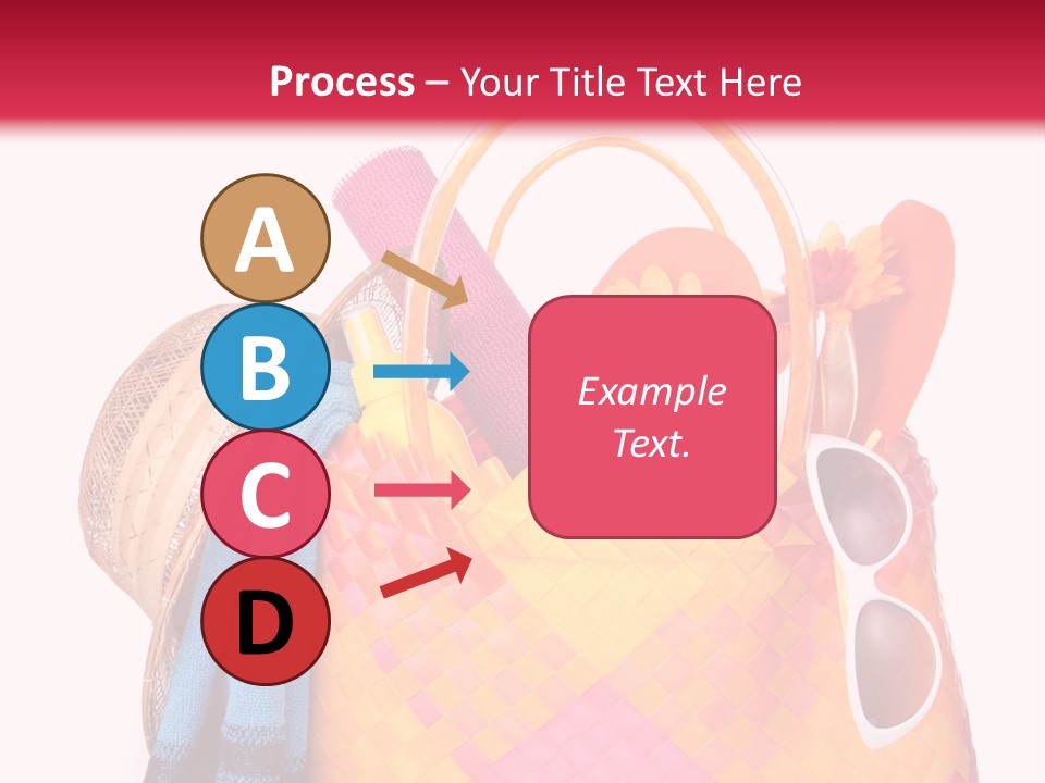 Hat Pool Tourism PowerPoint Template