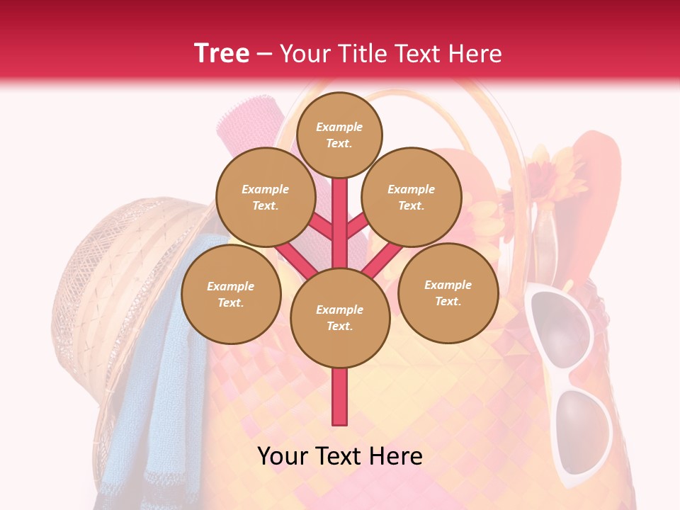 Hat Pool Tourism PowerPoint Template