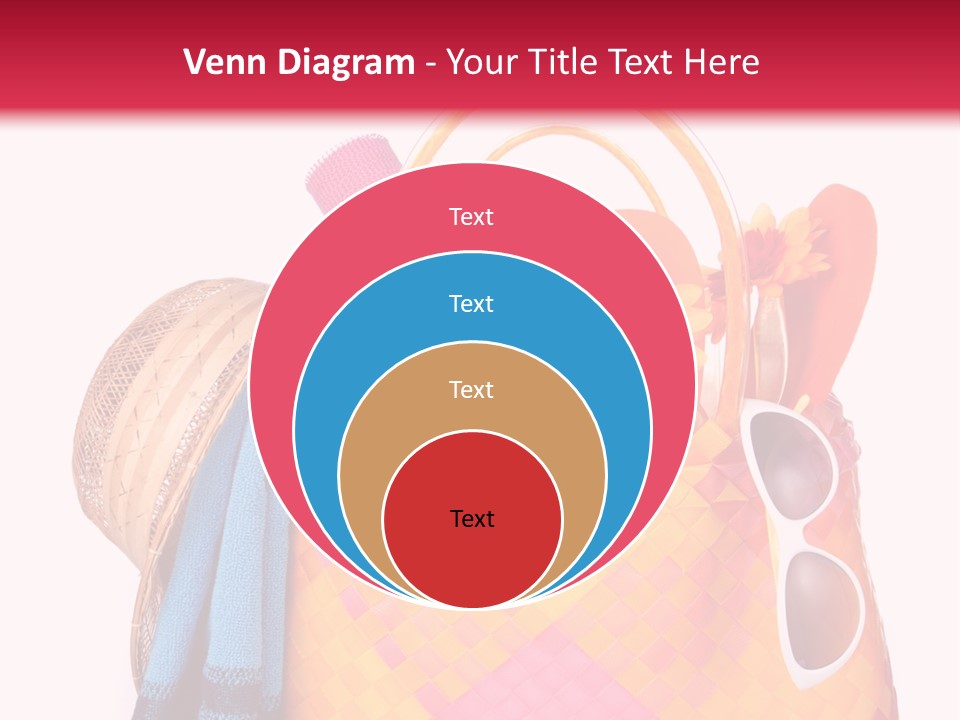 Hat Pool Tourism PowerPoint Template