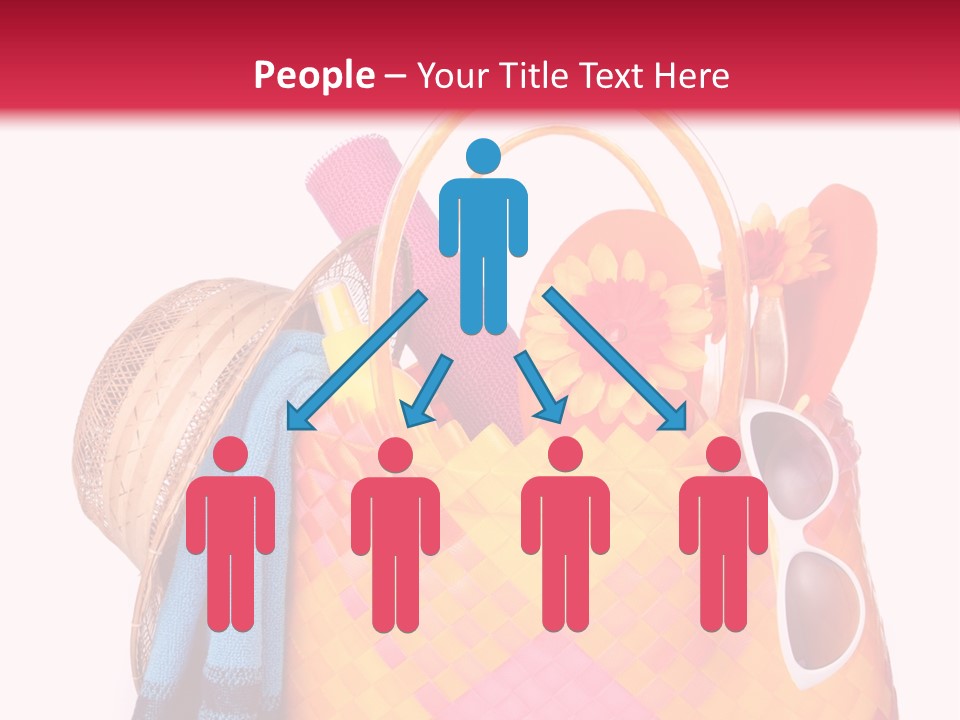 Hat Pool Tourism PowerPoint Template