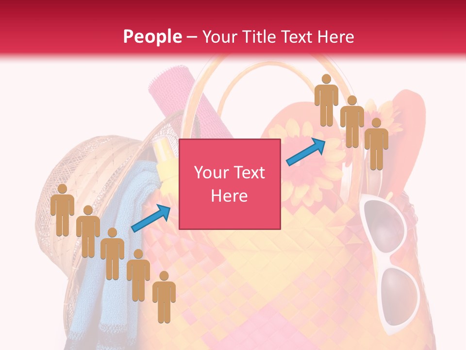 Hat Pool Tourism PowerPoint Template