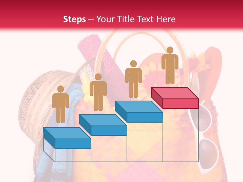 Hat Pool Tourism PowerPoint Template