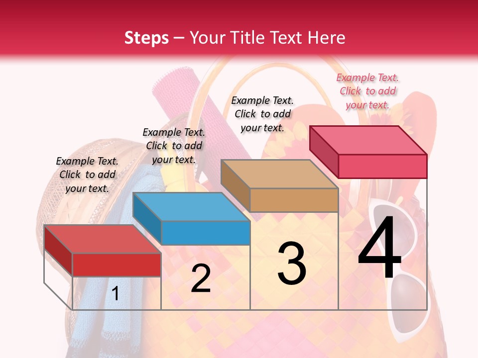 Hat Pool Tourism PowerPoint Template