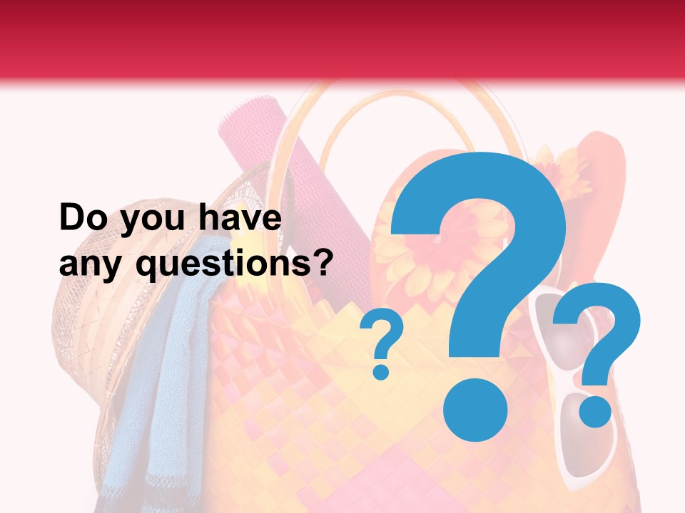 Hat Pool Tourism PowerPoint Template