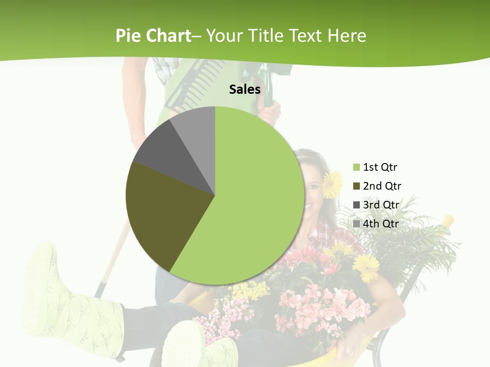 Wheelbarrow People Natural PowerPoint Template