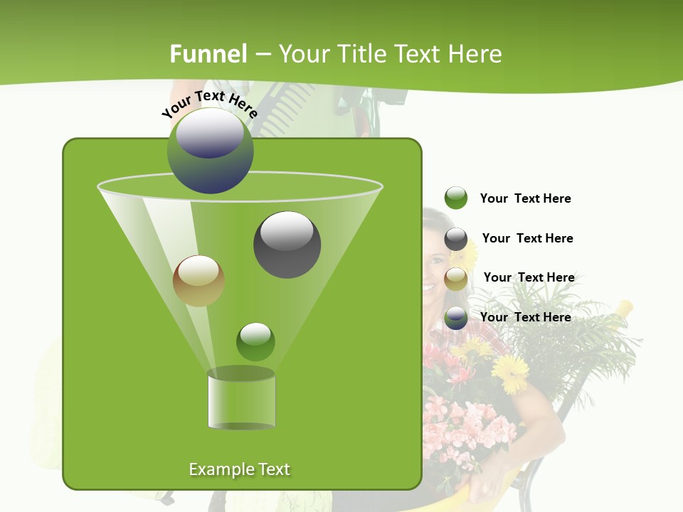 Wheelbarrow People Natural PowerPoint Template