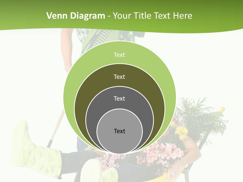 Wheelbarrow People Natural PowerPoint Template