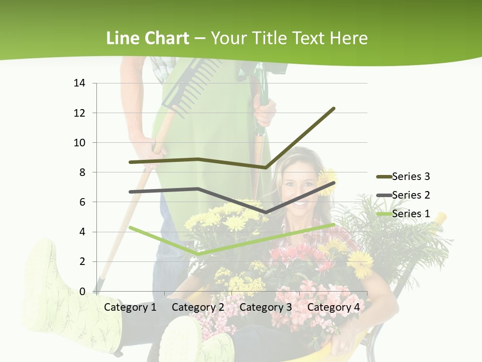 Wheelbarrow People Natural PowerPoint Template