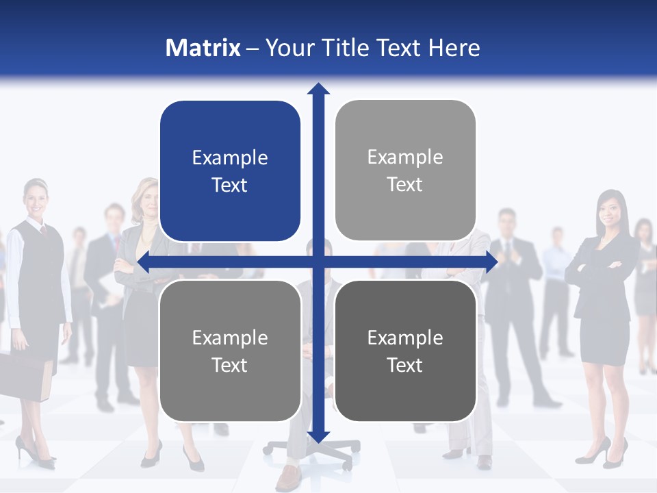 Manager Team Large PowerPoint Template