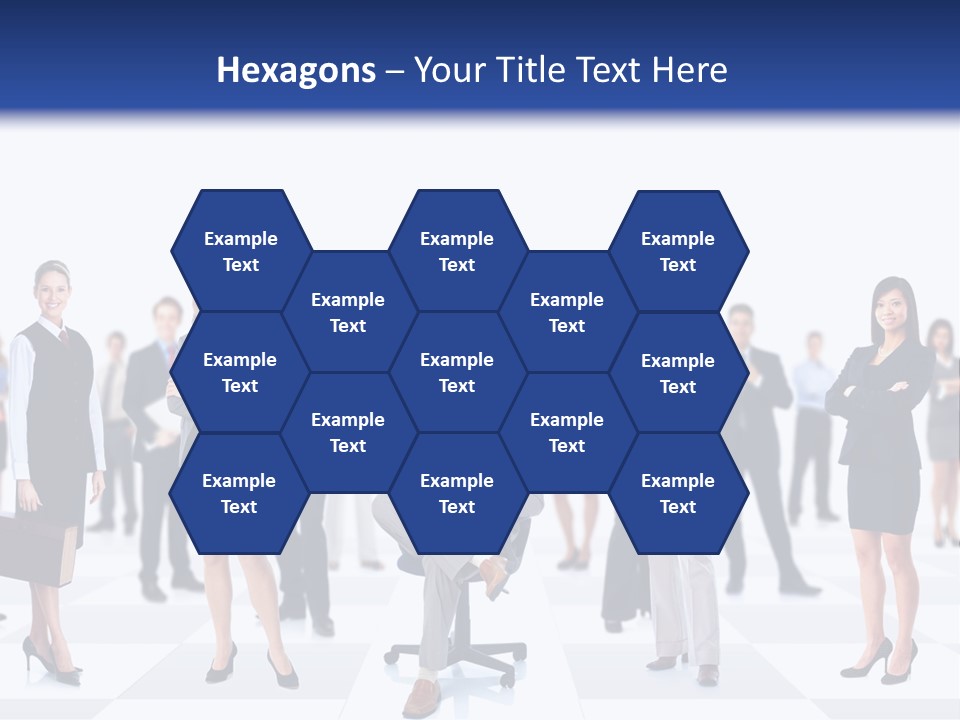 Manager Team Large PowerPoint Template