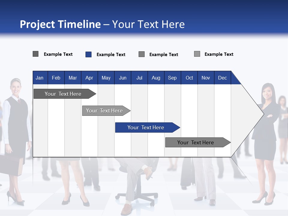 Manager Team Large PowerPoint Template