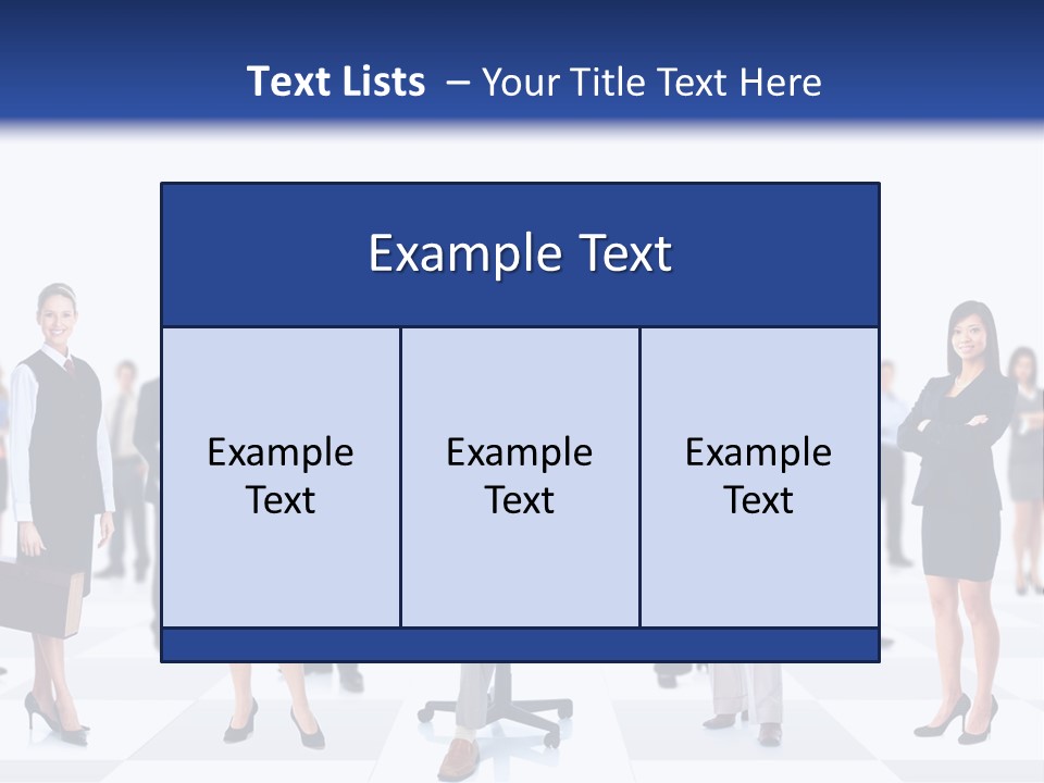 Manager Team Large PowerPoint Template