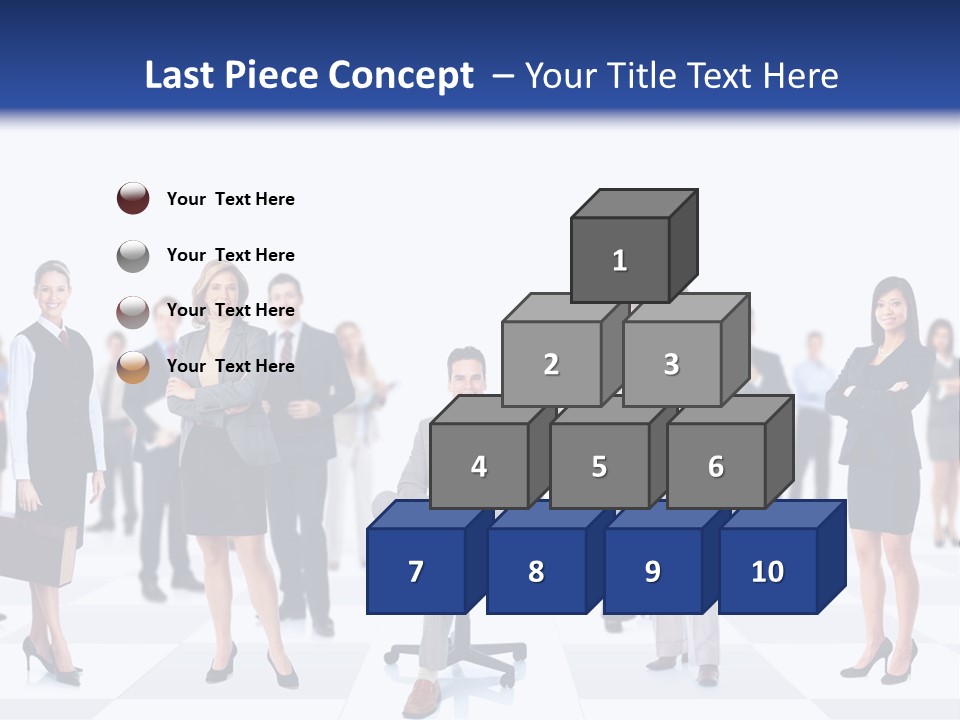 Manager Team Large PowerPoint Template