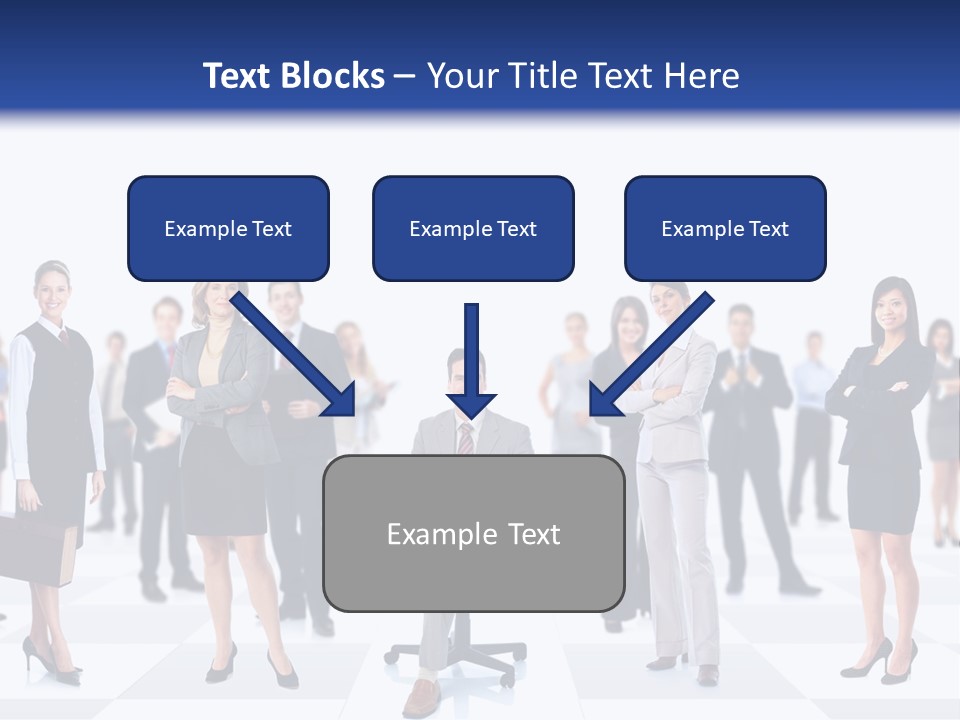 Manager Team Large PowerPoint Template