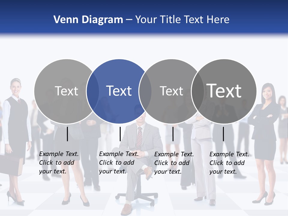 Manager Team Large PowerPoint Template