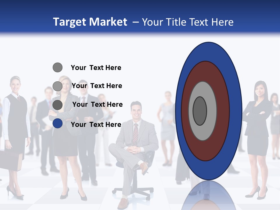 Manager Team Large PowerPoint Template