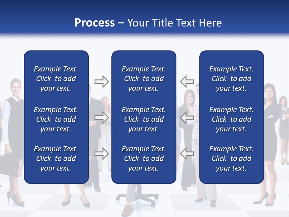 Manager Team Large PowerPoint Template