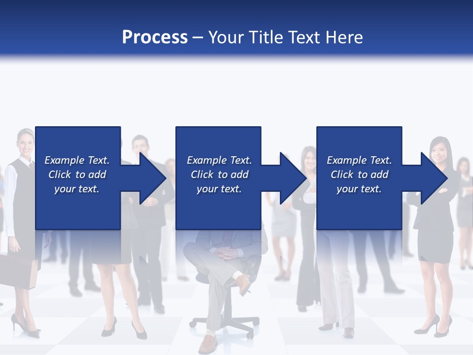 Manager Team Large PowerPoint Template