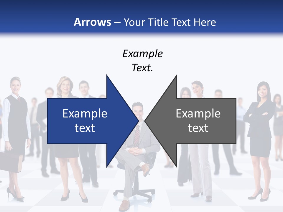Manager Team Large PowerPoint Template