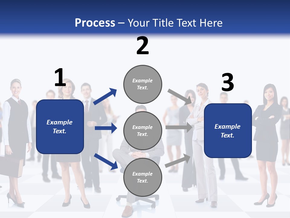 Manager Team Large PowerPoint Template