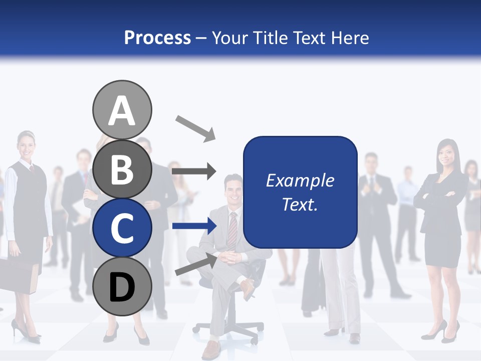 Manager Team Large PowerPoint Template
