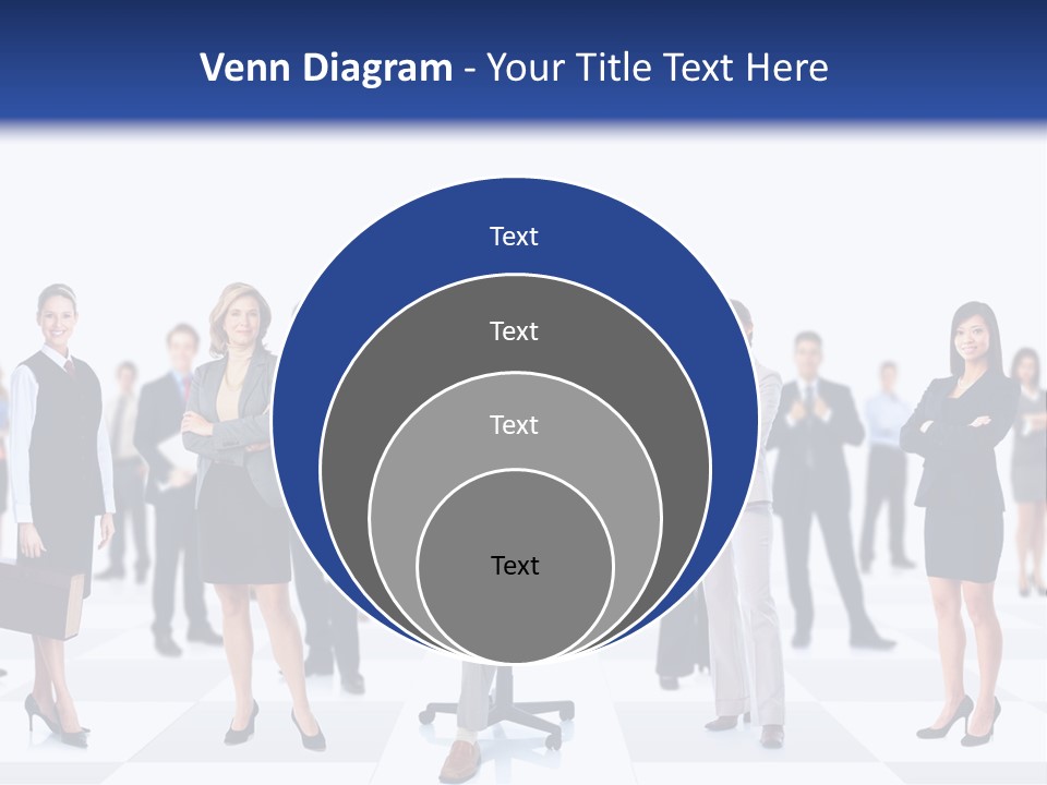 Manager Team Large PowerPoint Template