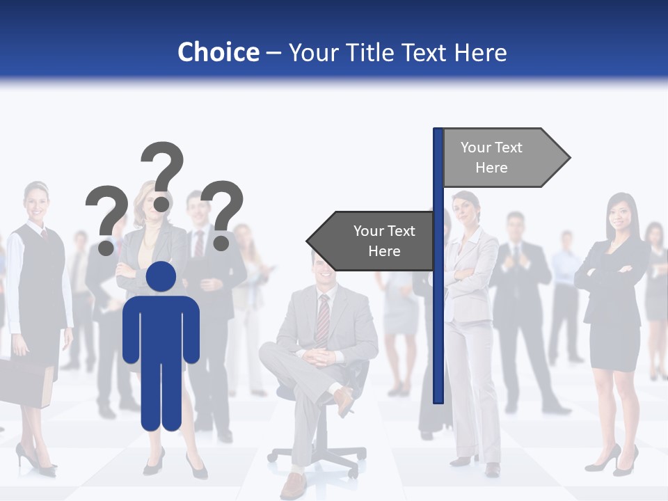 Manager Team Large PowerPoint Template