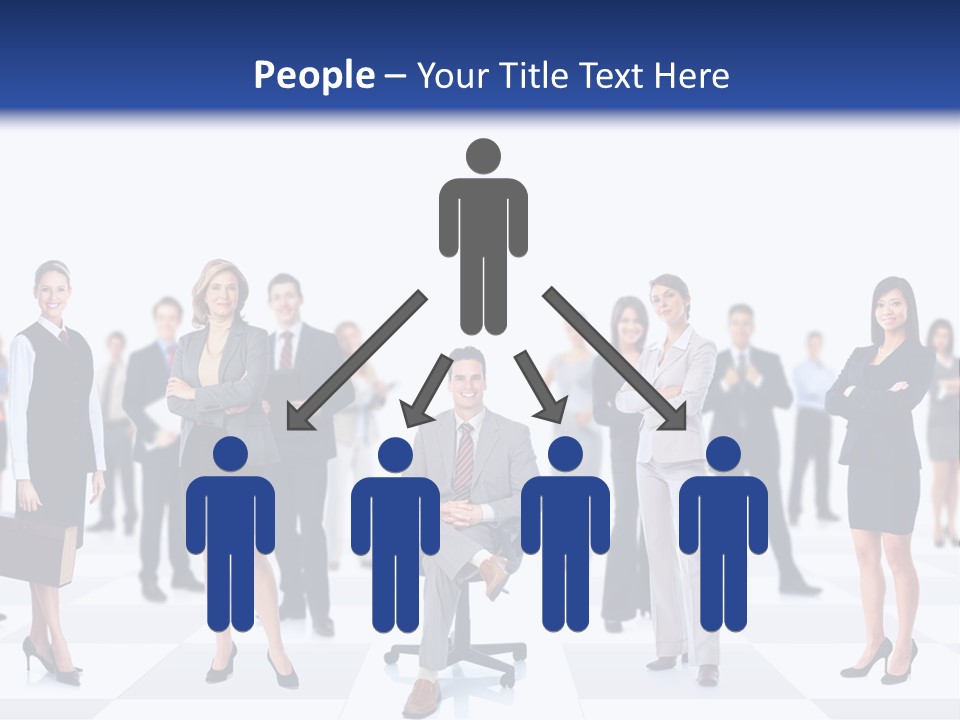 Manager Team Large PowerPoint Template