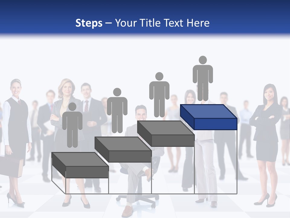 Manager Team Large PowerPoint Template