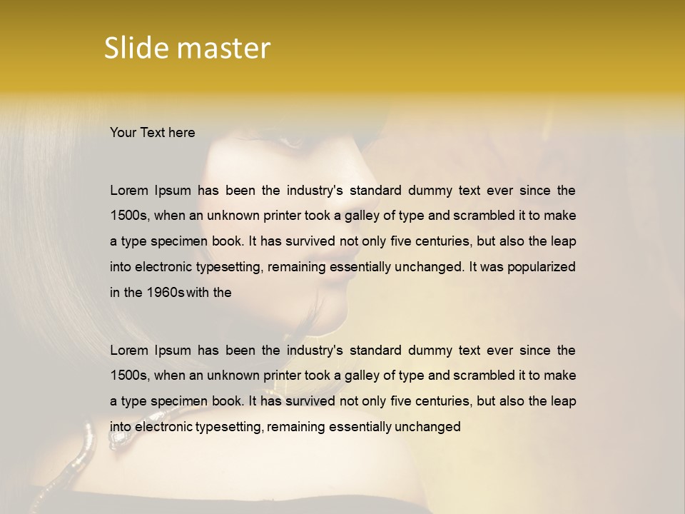 White Young Stylish PowerPoint Template