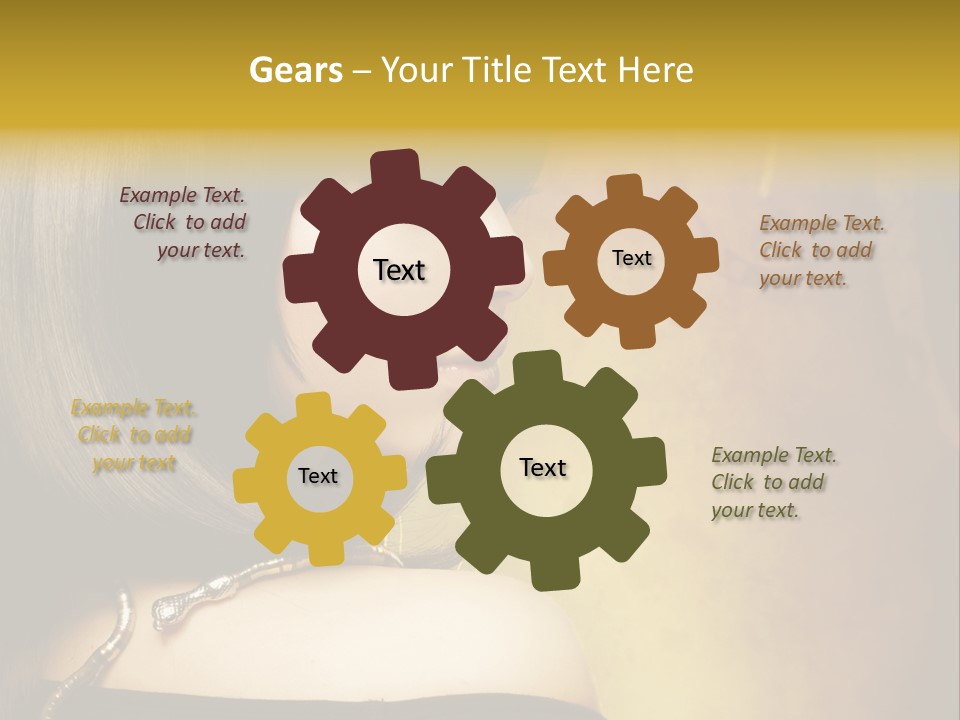 White Young Stylish PowerPoint Template