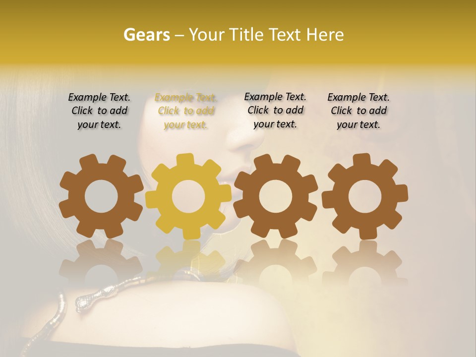 White Young Stylish PowerPoint Template