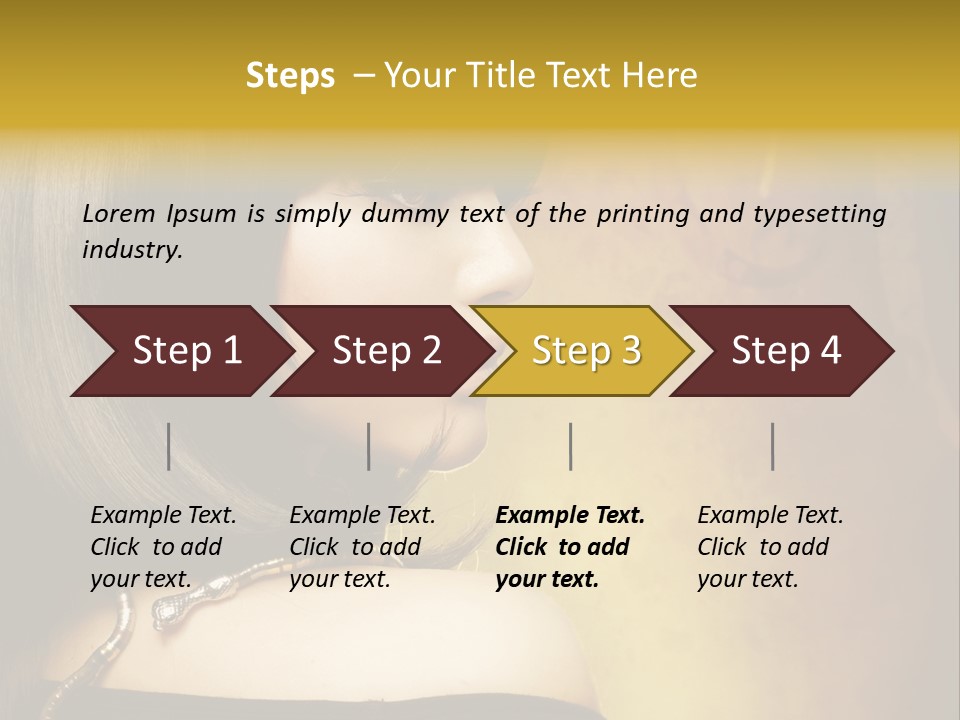 White Young Stylish PowerPoint Template