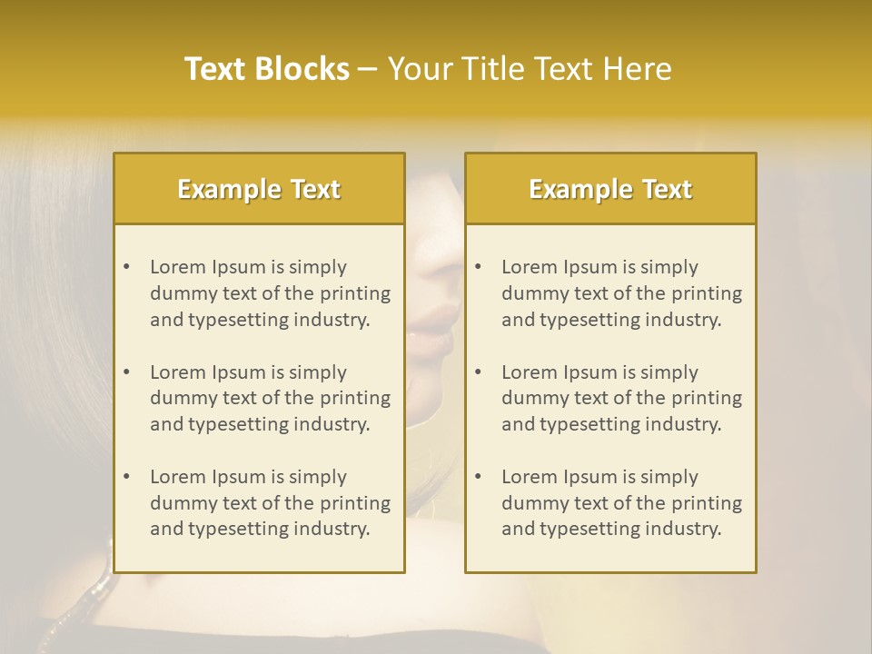 White Young Stylish PowerPoint Template