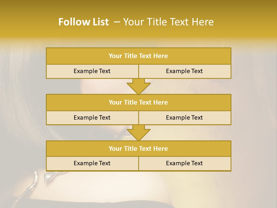 White Young Stylish PowerPoint Template
