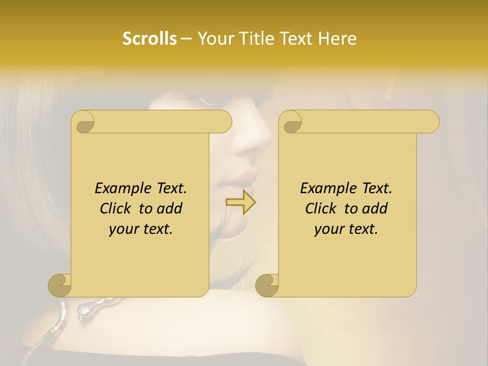 White Young Stylish PowerPoint Template