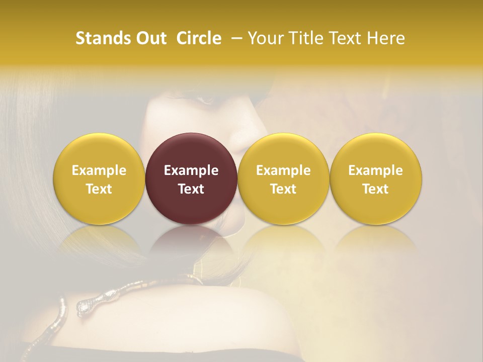 White Young Stylish PowerPoint Template