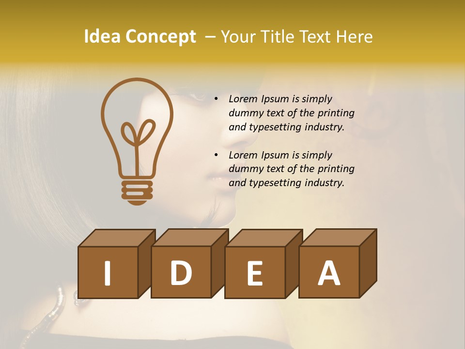 White Young Stylish PowerPoint Template