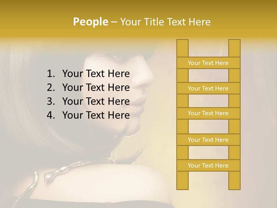 White Young Stylish PowerPoint Template