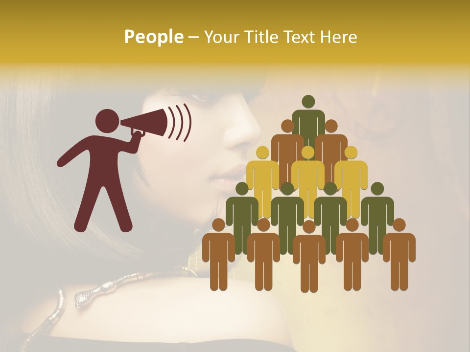 White Young Stylish PowerPoint Template