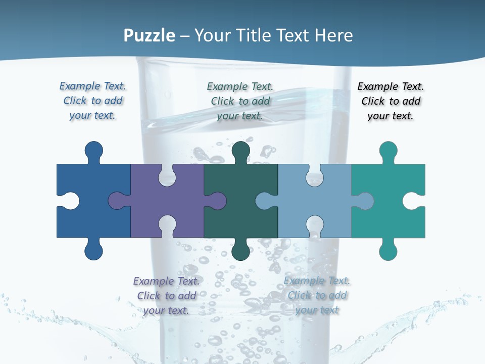 Thirst Glass Water PowerPoint Template