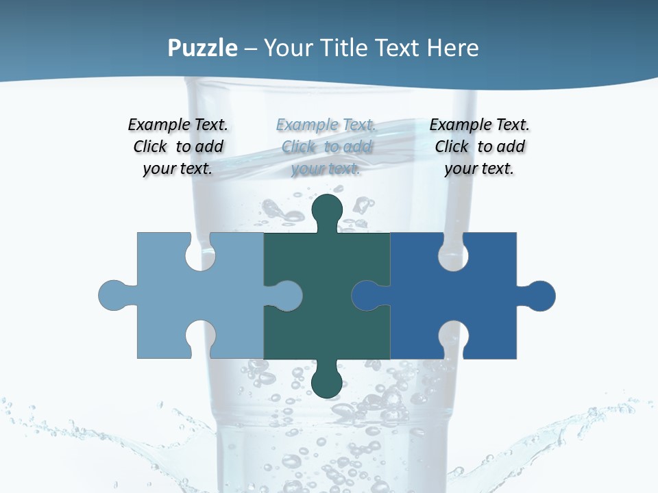 Thirst Glass Water PowerPoint Template