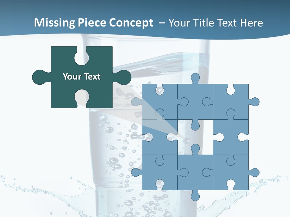 Thirst Glass Water PowerPoint Template